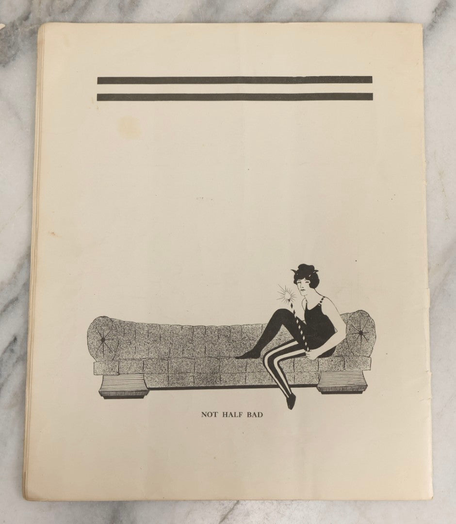 Lot 067 - Antique “The Dartmouth Jack-O-Lantern” Magazine, Volume VII No. 3, November 1914, Student Publication Of Dartmouth College, New Hampshire