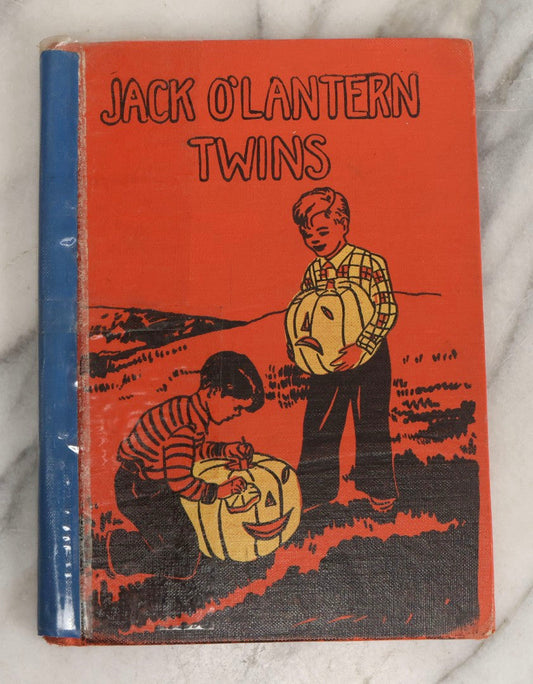 Lot 068 - "Jack O'Lantern Twins" Vintage First Reader Level Halloween Book By Anne M. McCauley, Illustrated By Vera Stone Norman, Published By Lyons And Carnahan, Chicago, 1941