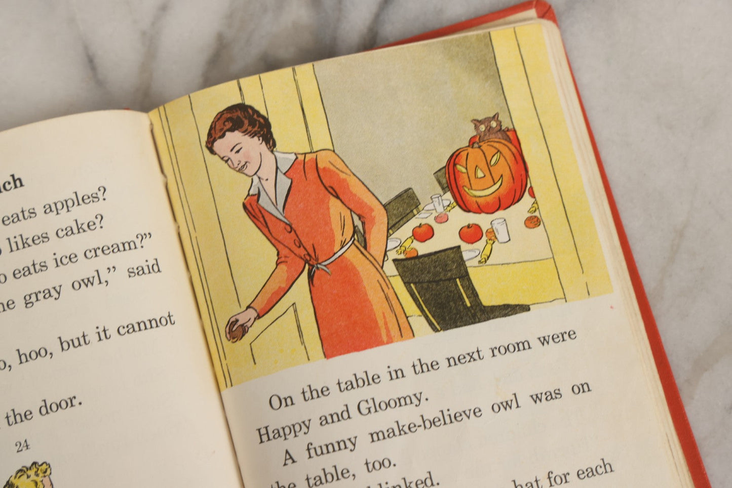Lot 068 - "Jack O'Lantern Twins" Vintage First Reader Level Halloween Book By Anne M. McCauley, Illustrated By Vera Stone Norman, Published By Lyons And Carnahan, Chicago, 1941