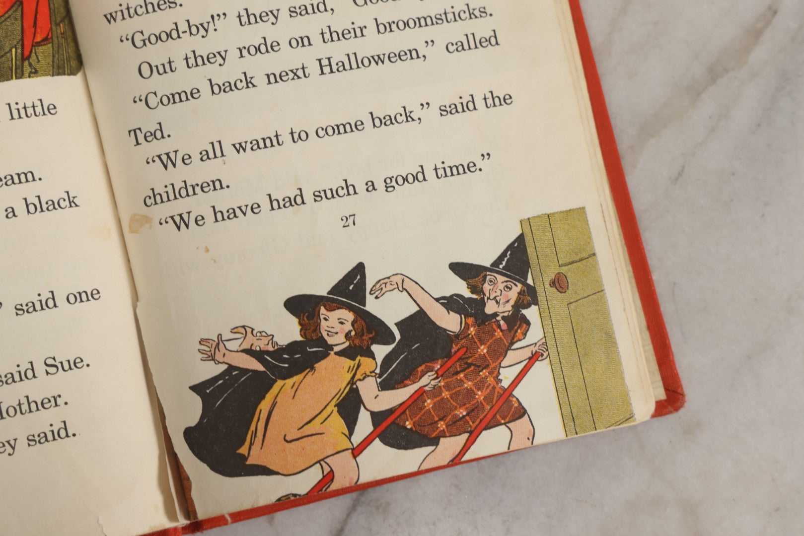 Lot 068 - "Jack O'Lantern Twins" Vintage First Reader Level Halloween Book By Anne M. McCauley, Illustrated By Vera Stone Norman, Published By Lyons And Carnahan, Chicago, 1941