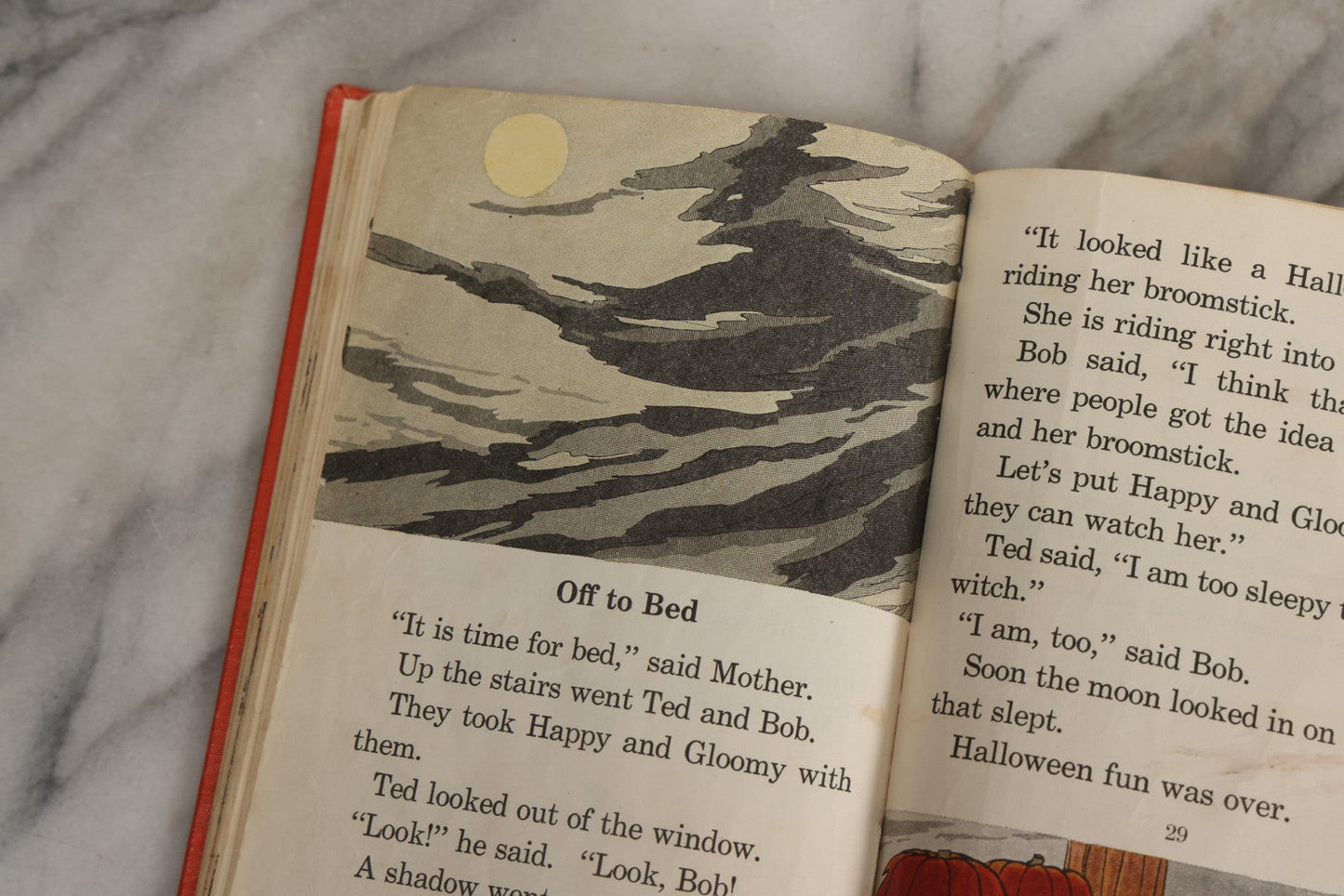 Lot 068 - "Jack O'Lantern Twins" Vintage First Reader Level Halloween Book By Anne M. McCauley, Illustrated By Vera Stone Norman, Published By Lyons And Carnahan, Chicago, 1941