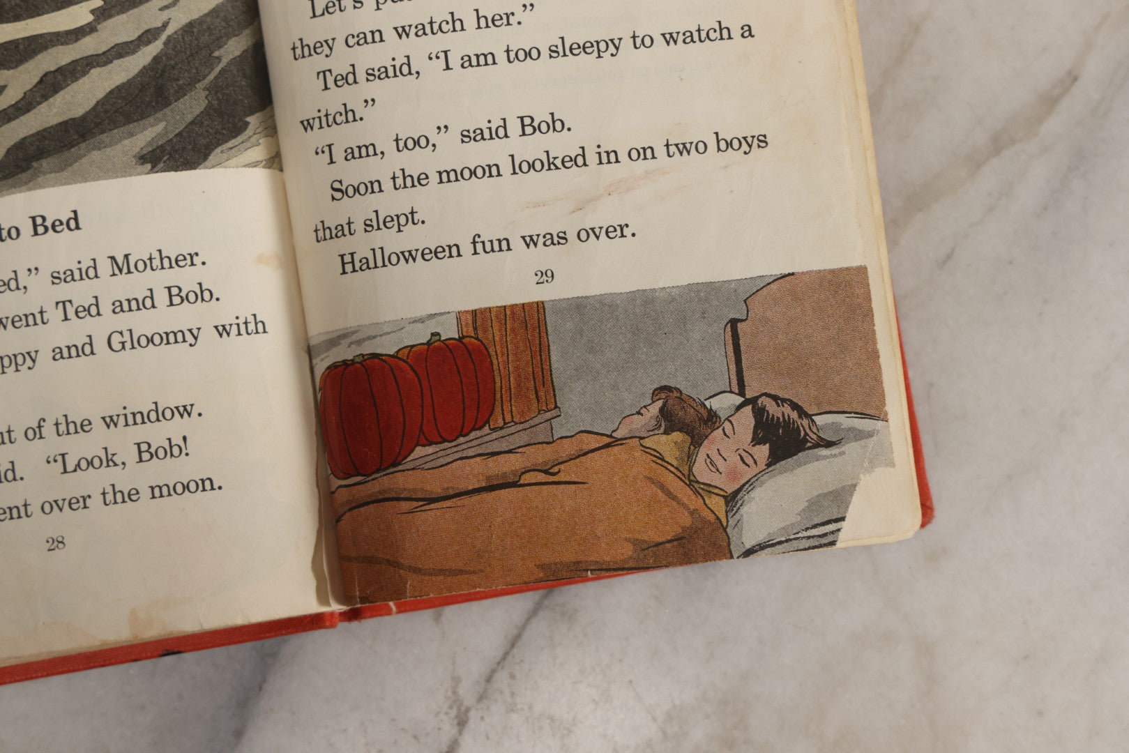 Lot 068 - "Jack O'Lantern Twins" Vintage First Reader Level Halloween Book By Anne M. McCauley, Illustrated By Vera Stone Norman, Published By Lyons And Carnahan, Chicago, 1941