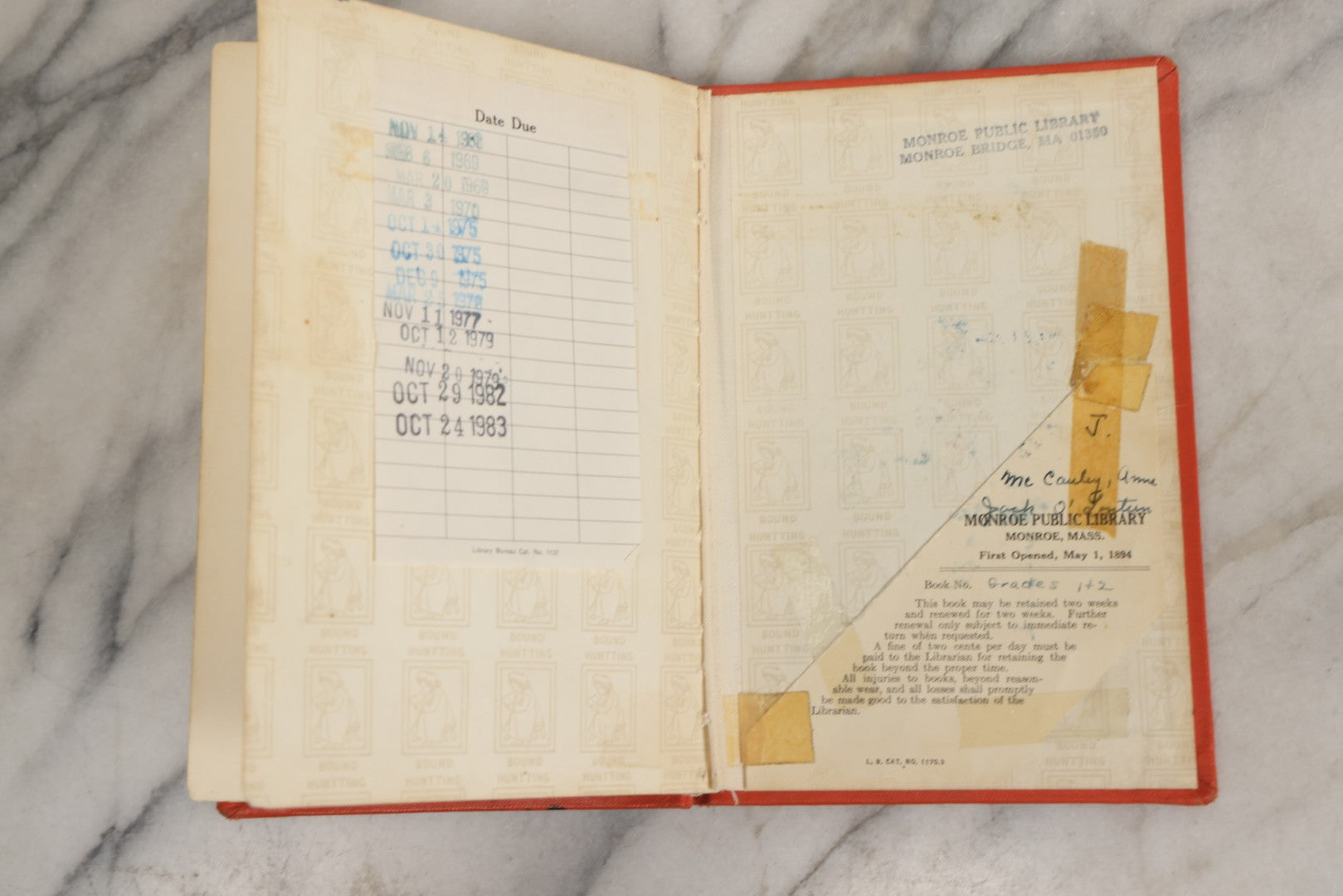 Lot 068 - "Jack O'Lantern Twins" Vintage First Reader Level Halloween Book By Anne M. McCauley, Illustrated By Vera Stone Norman, Published By Lyons And Carnahan, Chicago, 1941