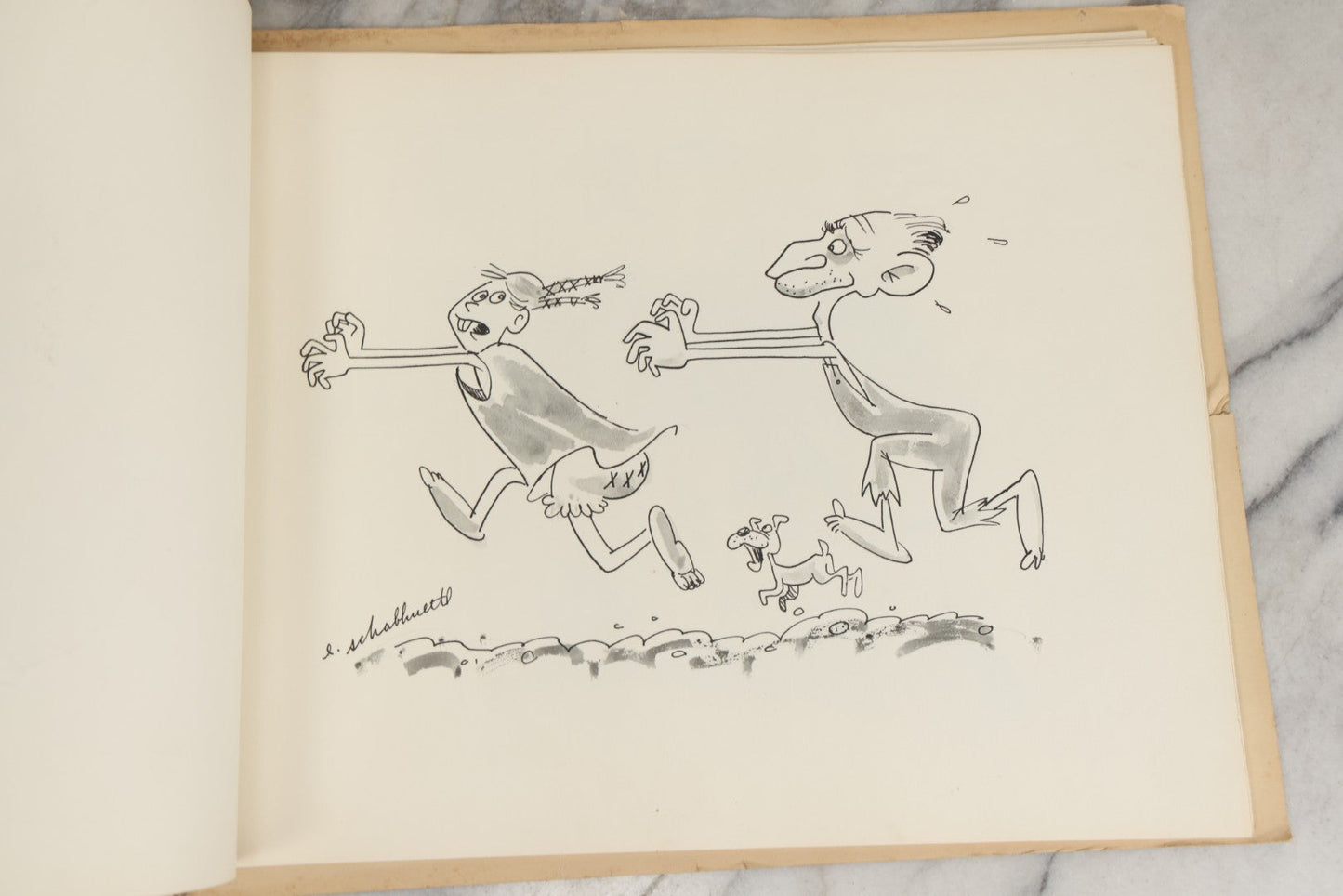 Lot 072 - Vintage Hand-Drawn Illustrated Retirement Book “This Is Your Life Jim More” With Posters, Documents, Party Ephemera, And Photographs, Pennsylvania Power And Light Company, 1955