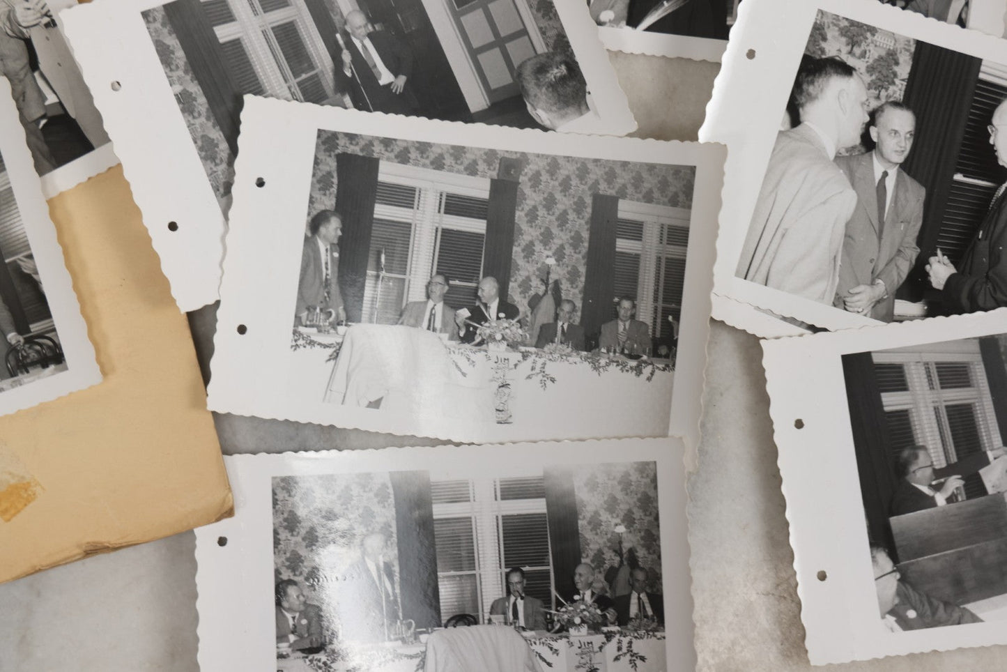 Lot 072 - Vintage Hand-Drawn Illustrated Retirement Book “This Is Your Life Jim More” With Posters, Documents, Party Ephemera, And Photographs, Pennsylvania Power And Light Company, 1955