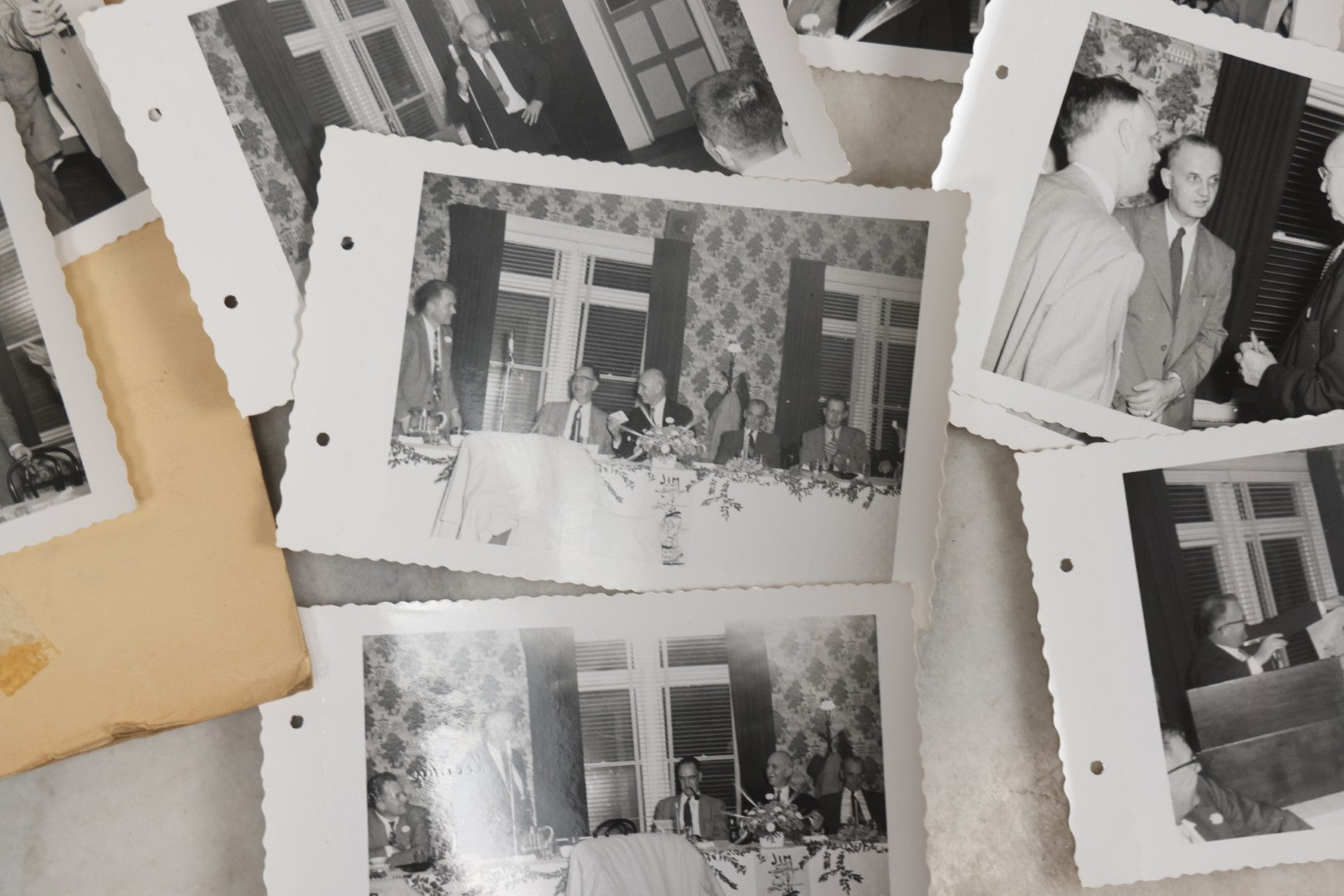 Lot 072 - Vintage Hand-Drawn Illustrated Retirement Book “This Is Your Life Jim More” With Posters, Documents, Party Ephemera, And Photographs, Pennsylvania Power And Light Company, 1955