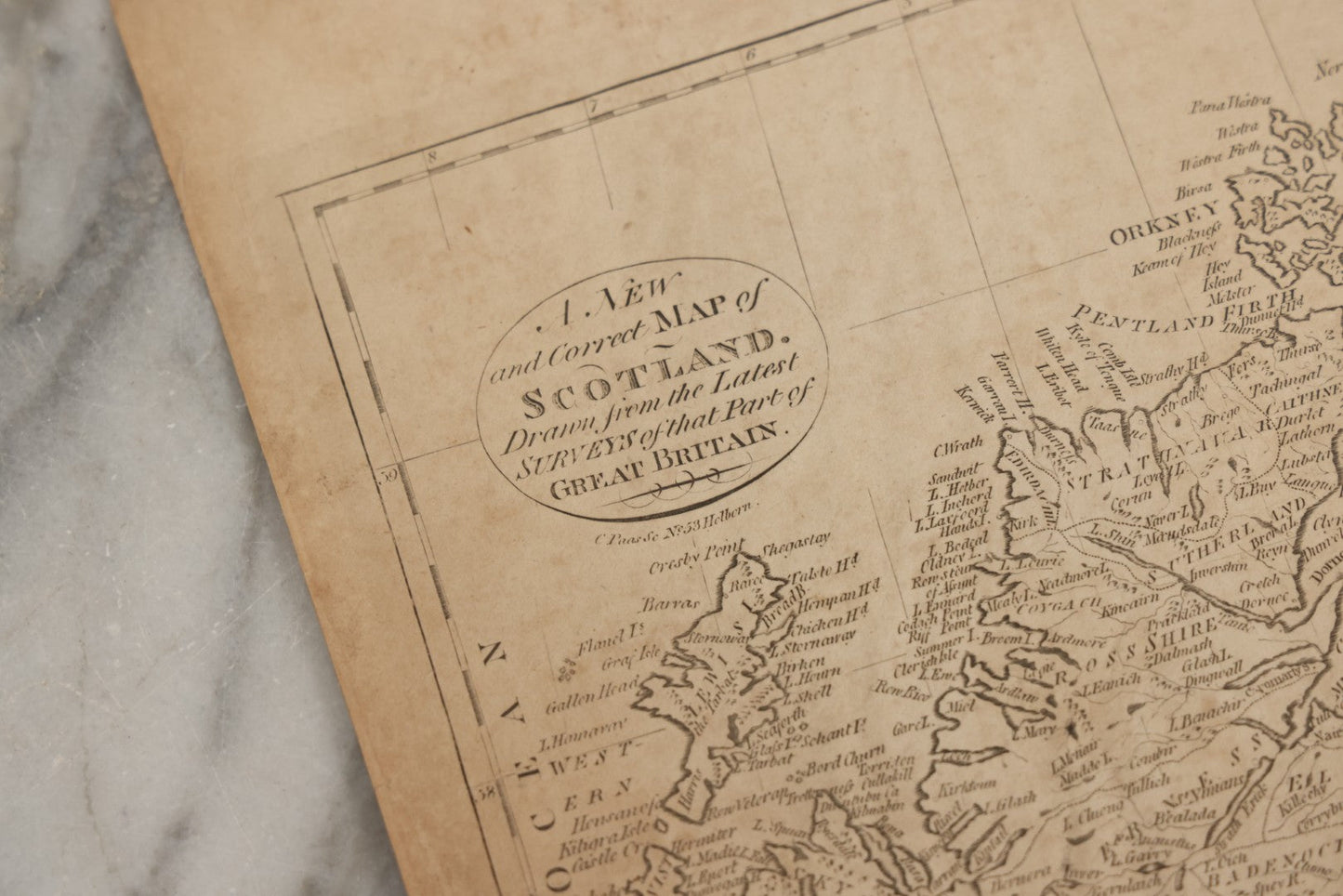 Lot 073 - Grouping Of Five 18th Century Maps Printed By Paas, Holborn, London, Including Europe, Ireland, Scotland, England And Wales, And South America