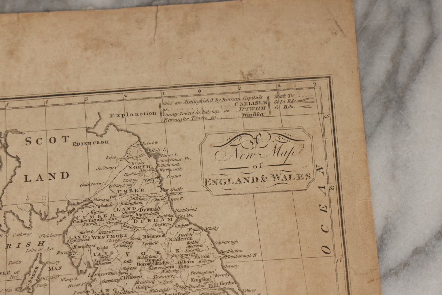 Lot 073 - Grouping Of Five 18th Century Maps Printed By Paas, Holborn, London, Including Europe, Ireland, Scotland, England And Wales, And South America