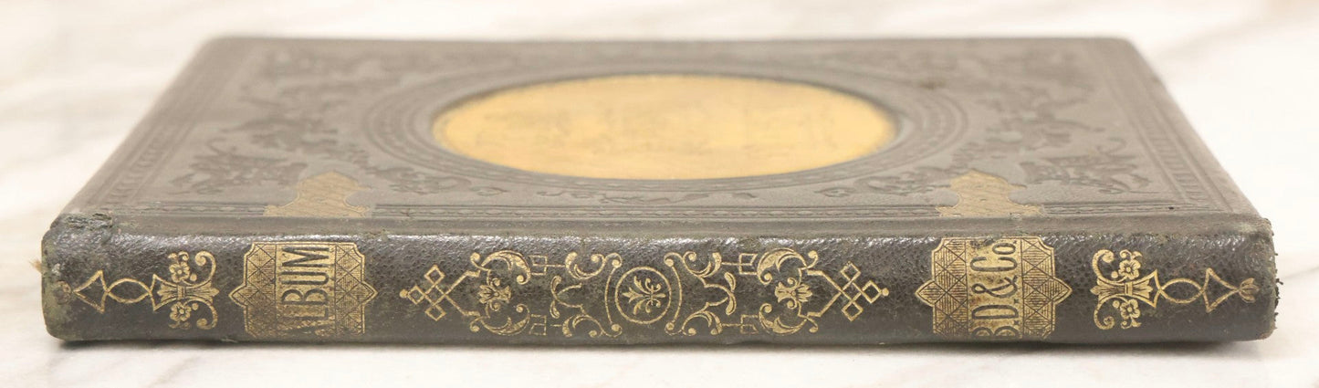 Lot 076 - Antique "An Echo Album" Autograph Book With 30+ Inscriptions, Published By Bradley, Dayton & Co., Boston, 1862, Belonging To Mrs. Henry Rebecca Trask, Circa 1880s