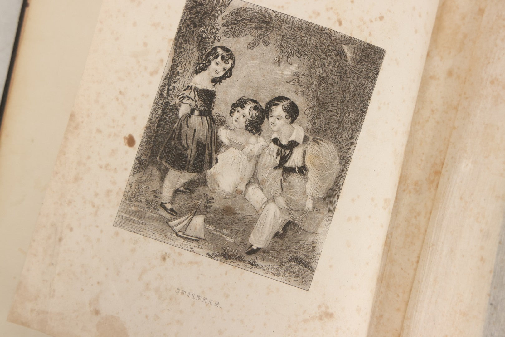 Lot 076 - Antique "An Echo Album" Autograph Book With 30+ Inscriptions, Published By Bradley, Dayton & Co., Boston, 1862, Belonging To Mrs. Henry Rebecca Trask, Circa 1880s