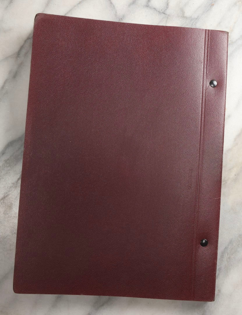 Lot 088 - Vintage Paperboard Scrapbook Album With Embossed Windmill Design, Politicians, Royalty, Popular Science, Events, And Lindbergh Family Newspaper Clippings, Circa 1930s