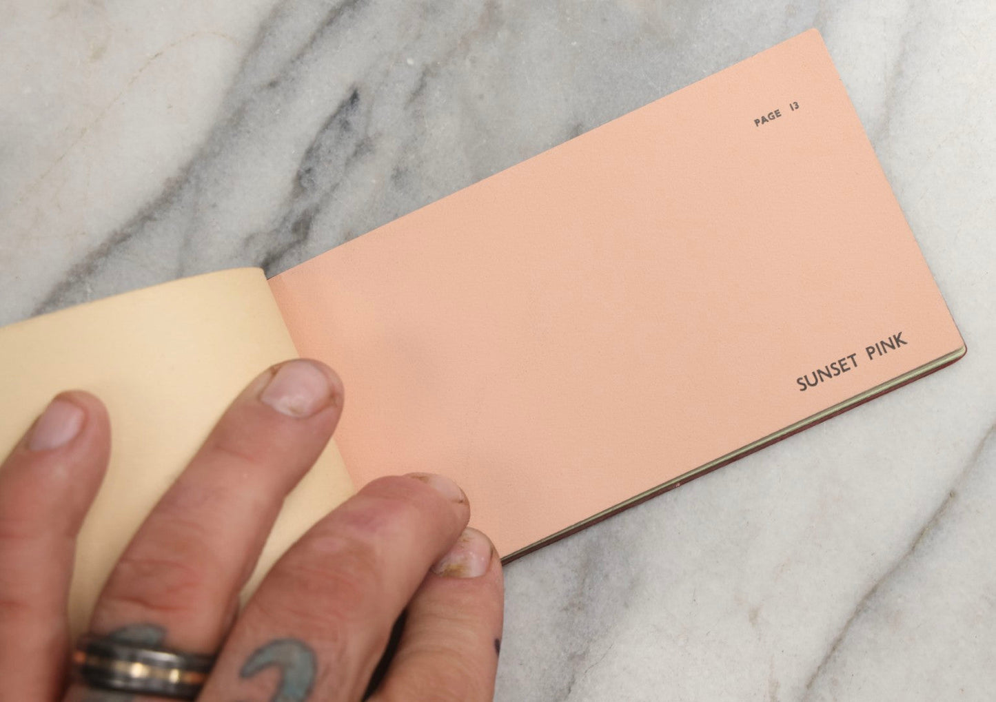 Lot 091 - Vintage Keystone And Kaveco Paint Swatch Book With Hand-Drawn Illustrations, Keystone Paint & Varnish Co., Ltd., London