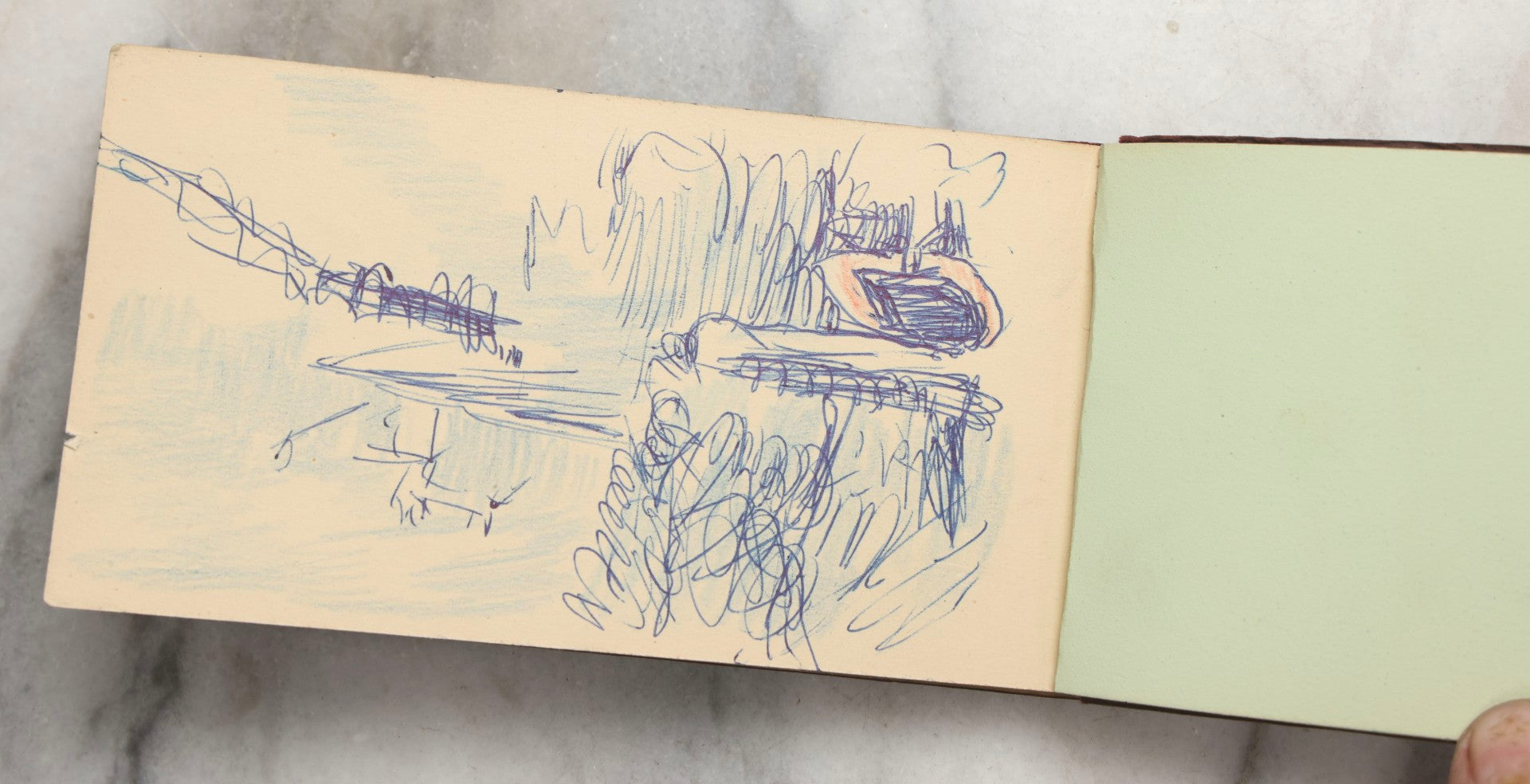 Lot 091 - Vintage Keystone And Kaveco Paint Swatch Book With Hand-Drawn Illustrations, Keystone Paint & Varnish Co., Ltd., London