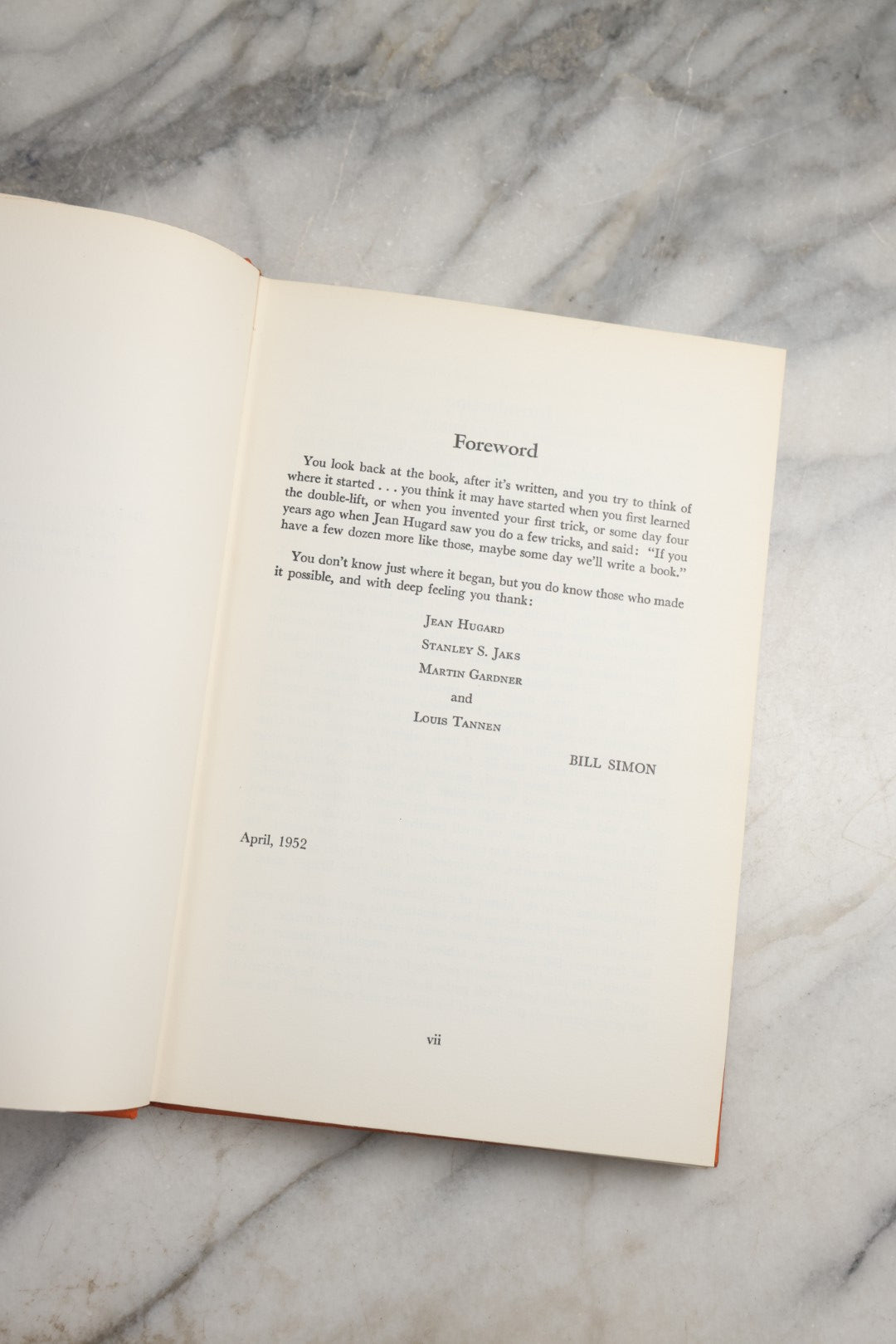 Lot 096 - "Effective Card Magic" Vintage Magic Book By Bill Simon, Edited By Jean Hugard, Illustrated By Stanley Jaks, Published By Louis Tannen, New York, New York, 1952