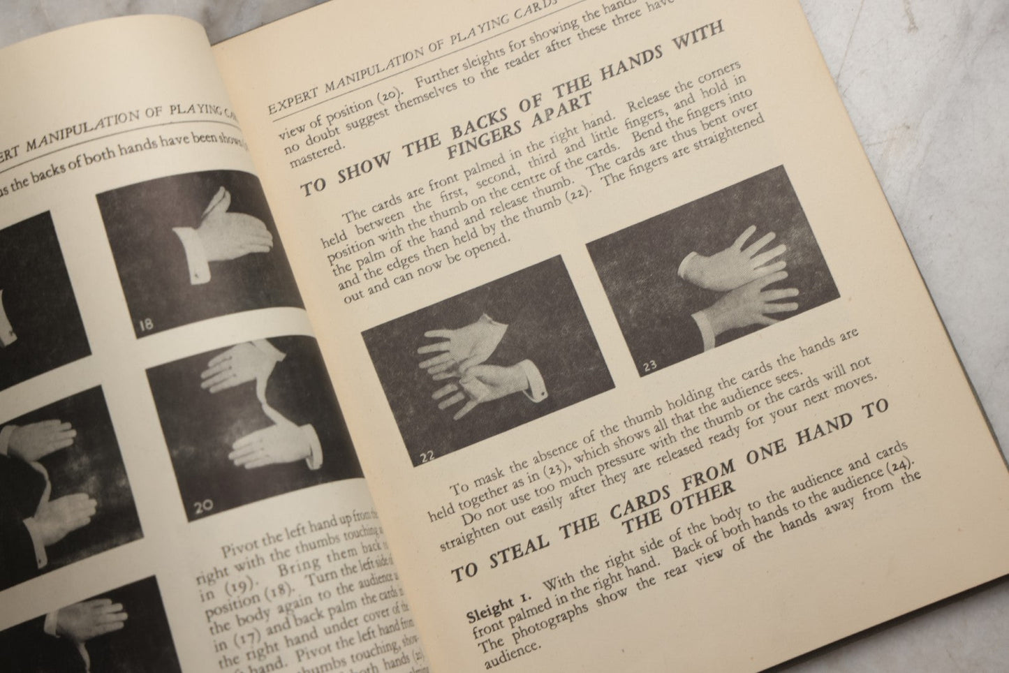 Lot 097 - "Expert Manipulation Of Playing Cards" Vintage Magic Book By Lewis Ganson, Published By Arcas, Circa 1945