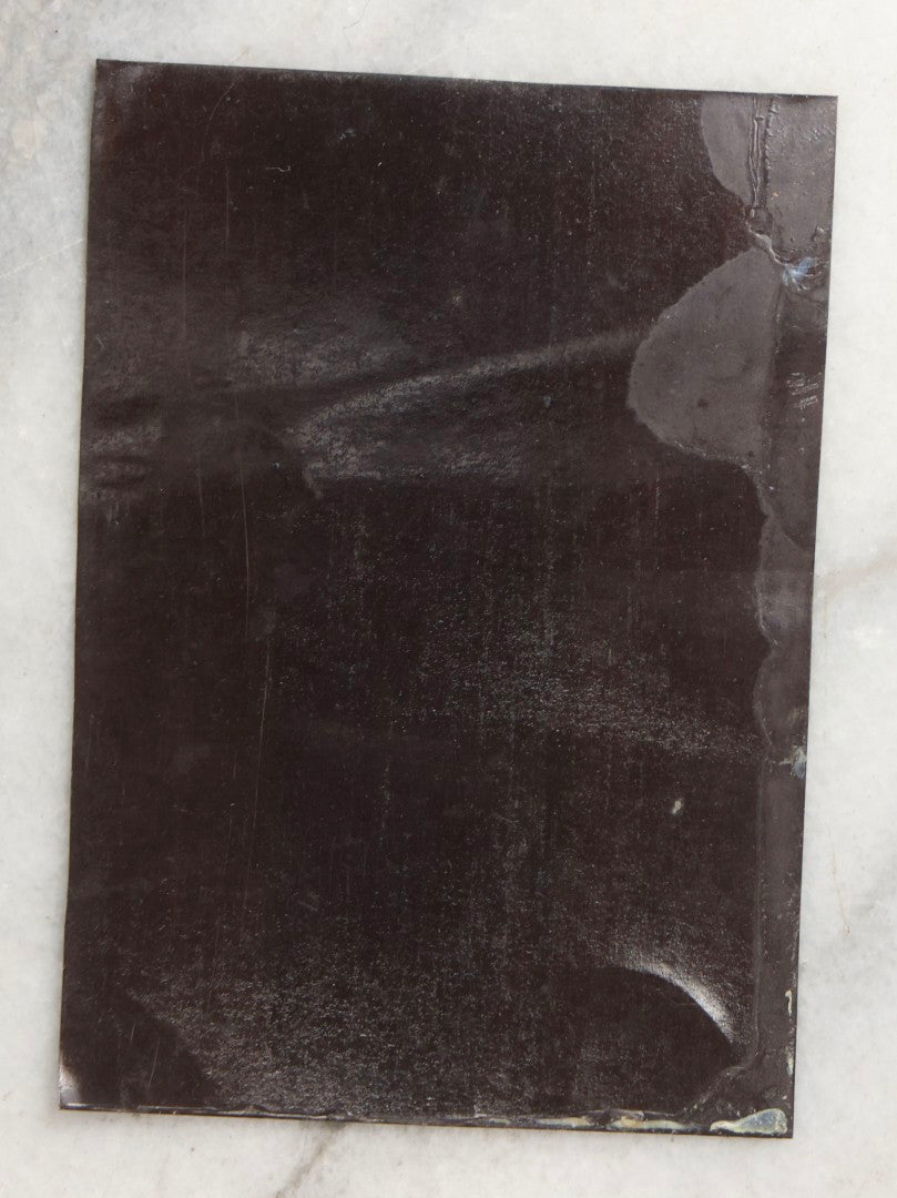 Lot 104 - Antique Hidden Mother Tintype Photograph Of Baby In High Chair With Mother Or Assistant Conspicuously Concealed Beneath Floral Blanket Behind Chair