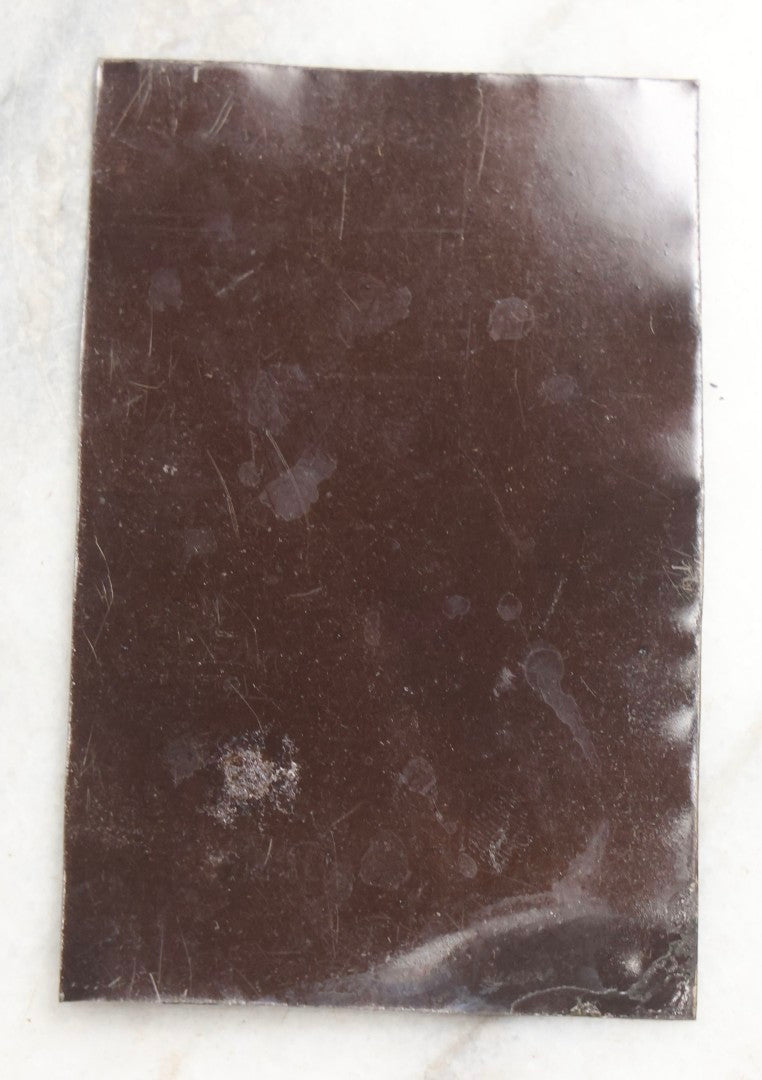 Lot 105 - Antique Hidden Mother Tintype Photograph Of Baby With Mouth Agape, Seated With Mother Or Assistant Conspicuously Concealed Beneath Floral Blanket Behind Baby