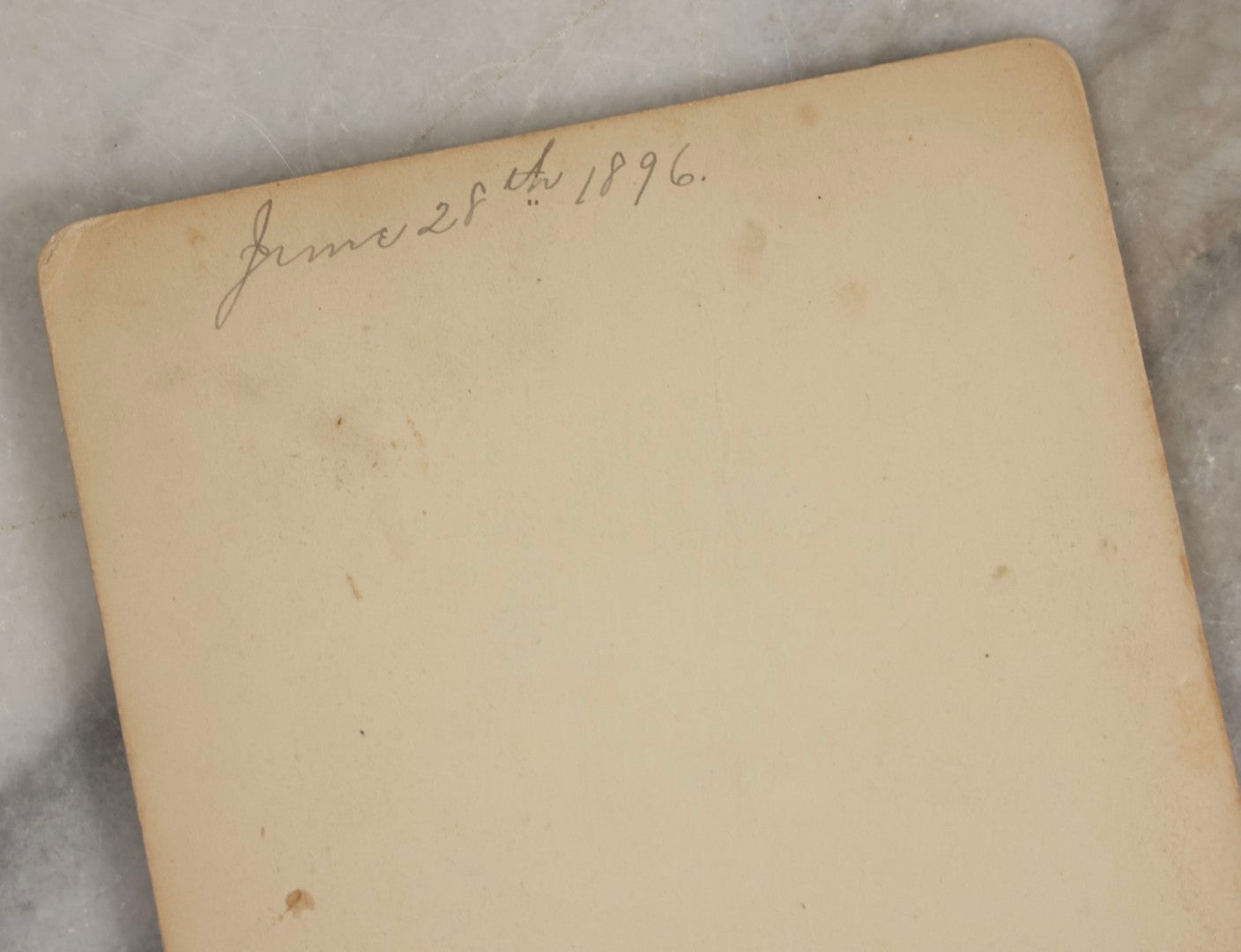 Lot 128 - Grouping Of Five Antique Outdoor Boarded Photographs, Victorian Era, Including Woman Fishing July 1896; Three Women Seated On Rocky Shore; Large Group With Dog June 1896; Ladies Posed On Porch Of “Chase Cabin”; And Group With Dog