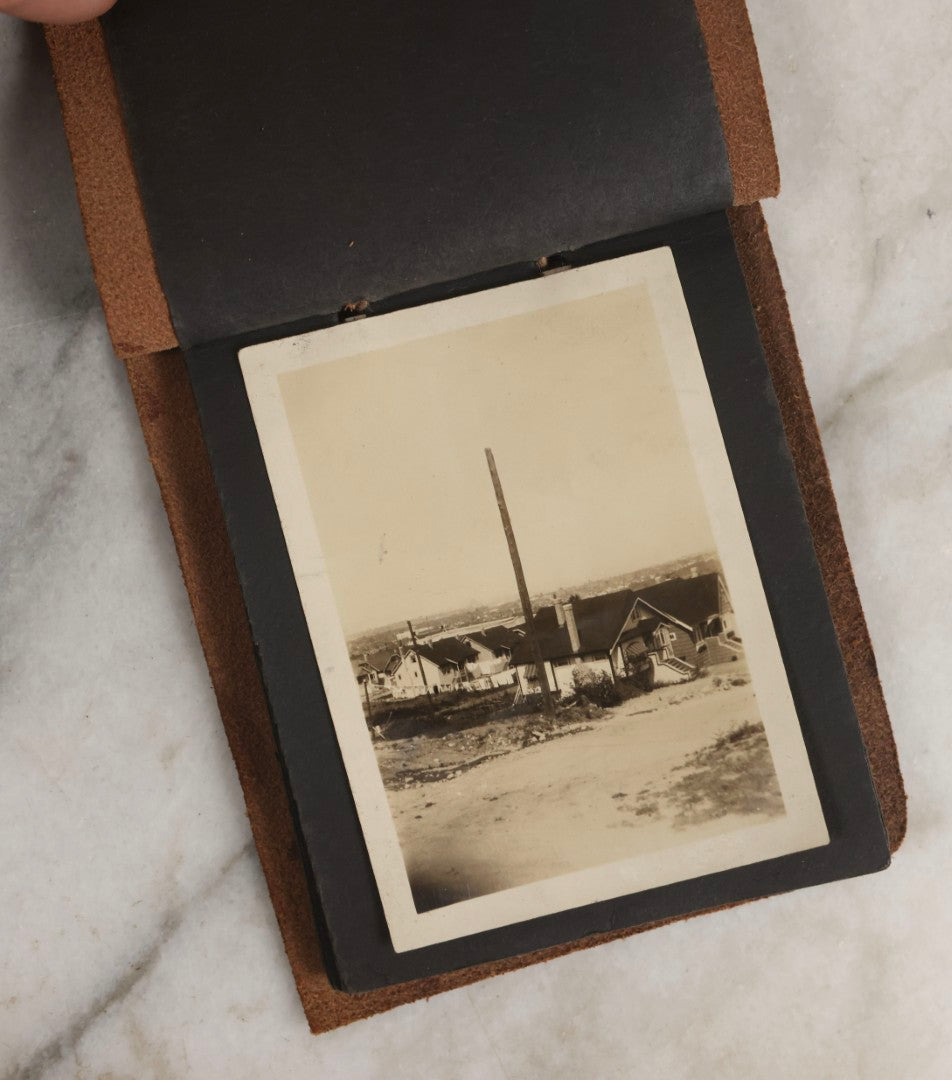 Lot 142 - Pair Of Antique Miniature Snapshot Photo Albums Including Oregon Scenes And Beach & Boating Views