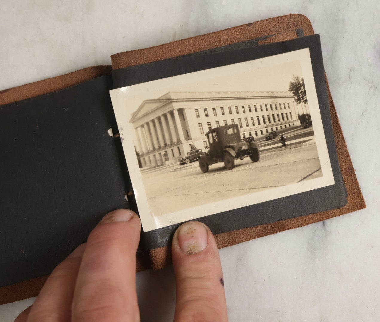 Lot 142 - Pair Of Antique Miniature Snapshot Photo Albums Including Oregon Scenes And Beach & Boating Views