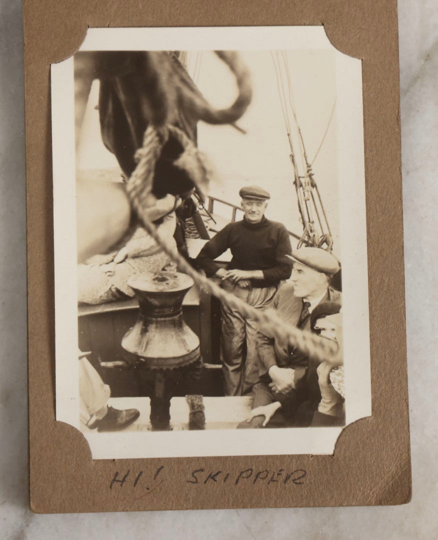 Lot 142 - Pair Of Antique Miniature Snapshot Photo Albums Including Oregon Scenes And Beach & Boating Views