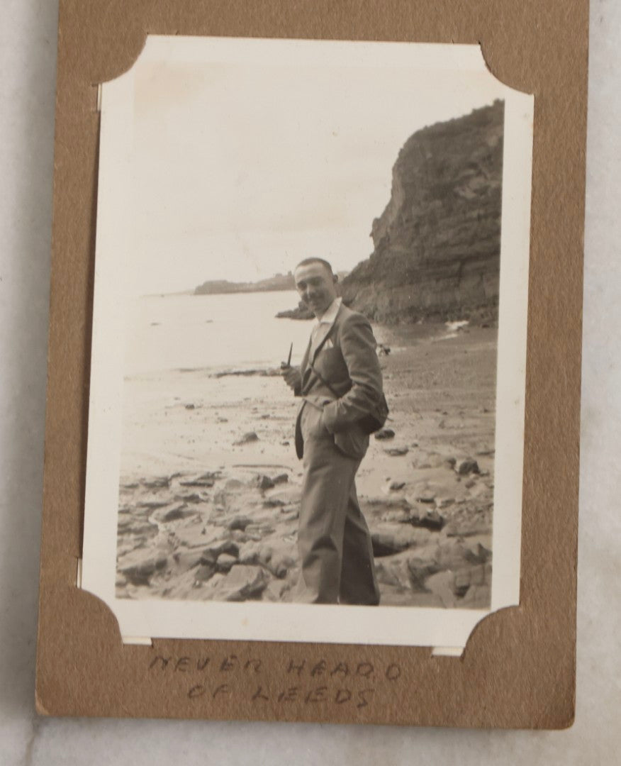 Lot 142 - Pair Of Antique Miniature Snapshot Photo Albums Including Oregon Scenes And Beach & Boating Views