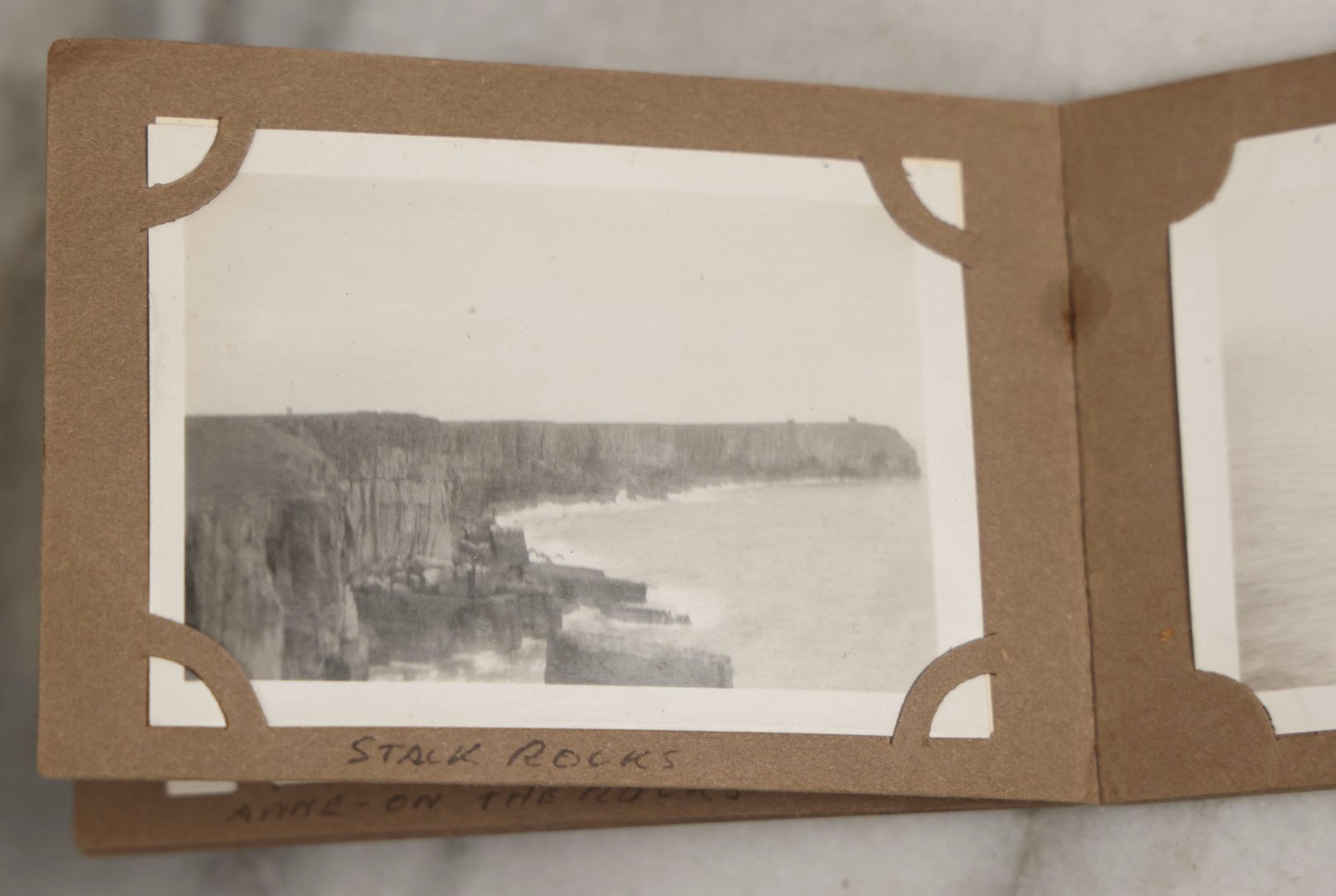 Lot 142 - Pair Of Antique Miniature Snapshot Photo Albums Including Oregon Scenes And Beach & Boating Views