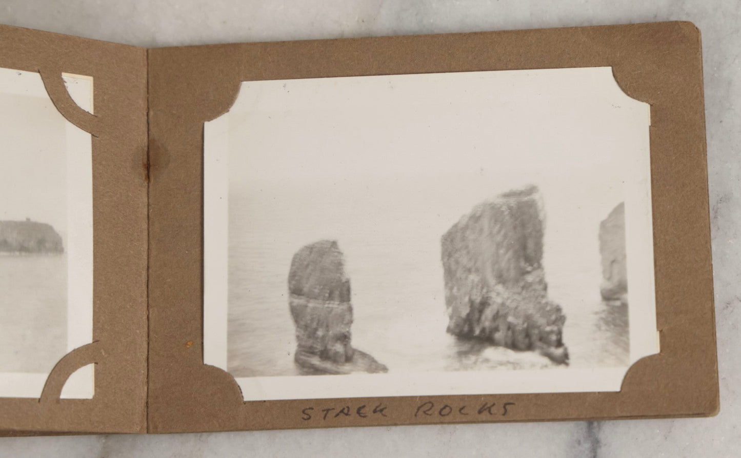 Lot 142 - Pair Of Antique Miniature Snapshot Photo Albums Including Oregon Scenes And Beach & Boating Views