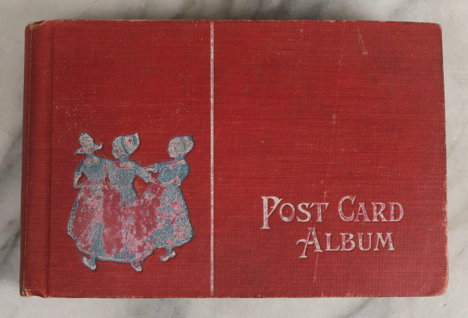 Lot 143 - Antique Postcard Album Containing 50 Postcards Including Numerous Real Photo Postcards R.P.P.C.S With World War One Soldiers, Sailor, Other Portraits, And U.S. Army Souvenir Postcard Folder