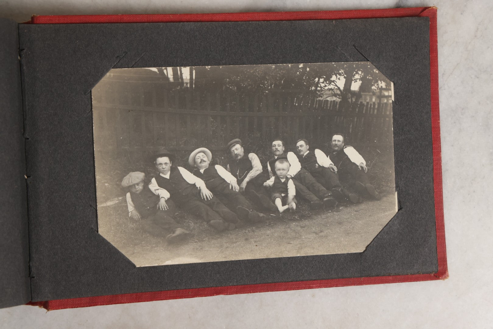 Lot 143 - Antique Postcard Album Containing 50 Postcards Including Numerous Real Photo Postcards R.P.P.C.S With World War One Soldiers, Sailor, Other Portraits, And U.S. Army Souvenir Postcard Folder