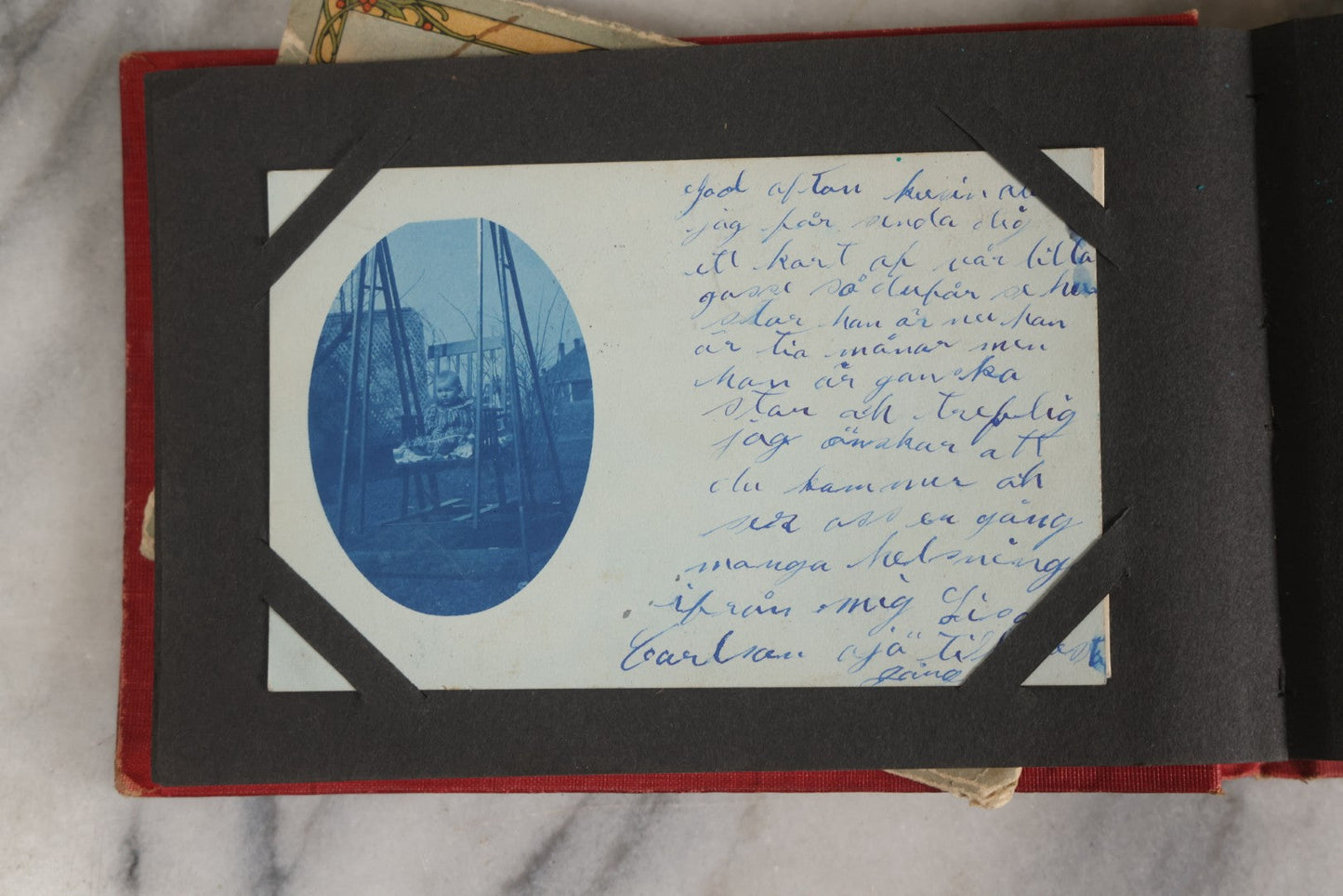 Lot 143 - Antique Postcard Album Containing 50 Postcards Including Numerous Real Photo Postcards R.P.P.C.S With World War One Soldiers, Sailor, Other Portraits, And U.S. Army Souvenir Postcard Folder