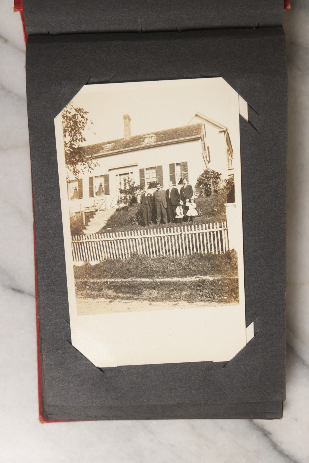 Lot 143 - Antique Postcard Album Containing 50 Postcards Including Numerous Real Photo Postcards R.P.P.C.S With World War One Soldiers, Sailor, Other Portraits, And U.S. Army Souvenir Postcard Folder