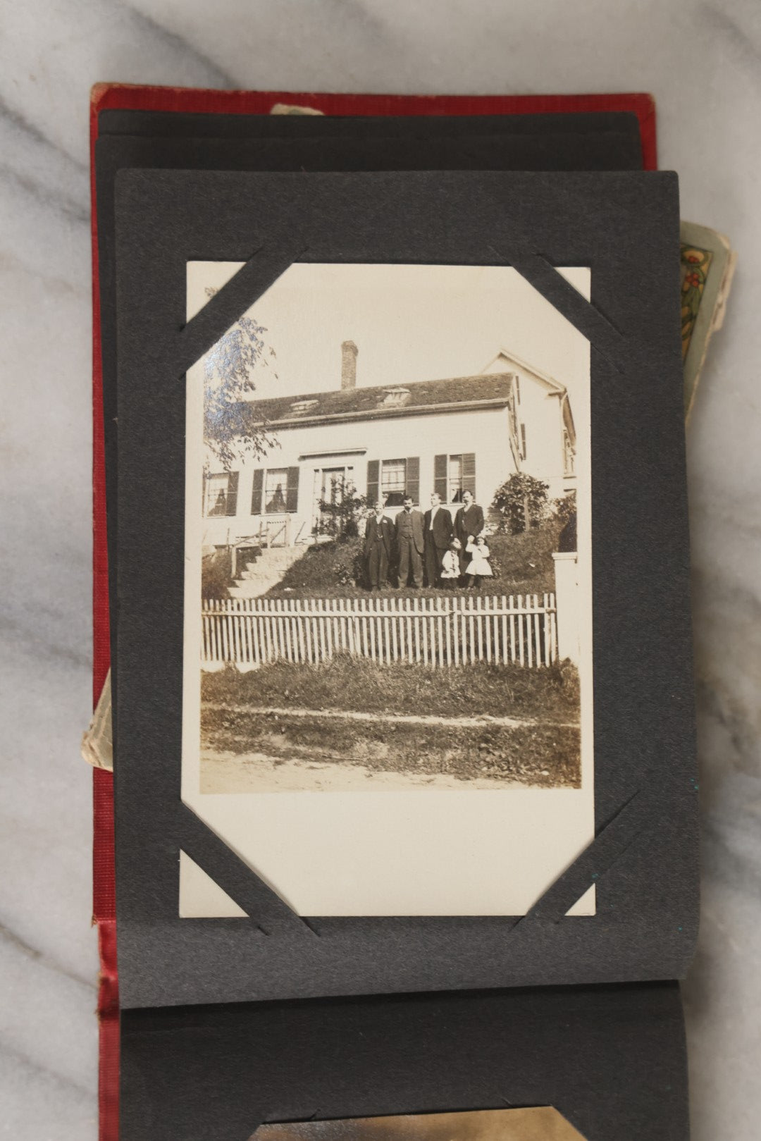 Lot 143 - Antique Postcard Album Containing 50 Postcards Including Numerous Real Photo Postcards R.P.P.C.S With World War One Soldiers, Sailor, Other Portraits, And U.S. Army Souvenir Postcard Folder