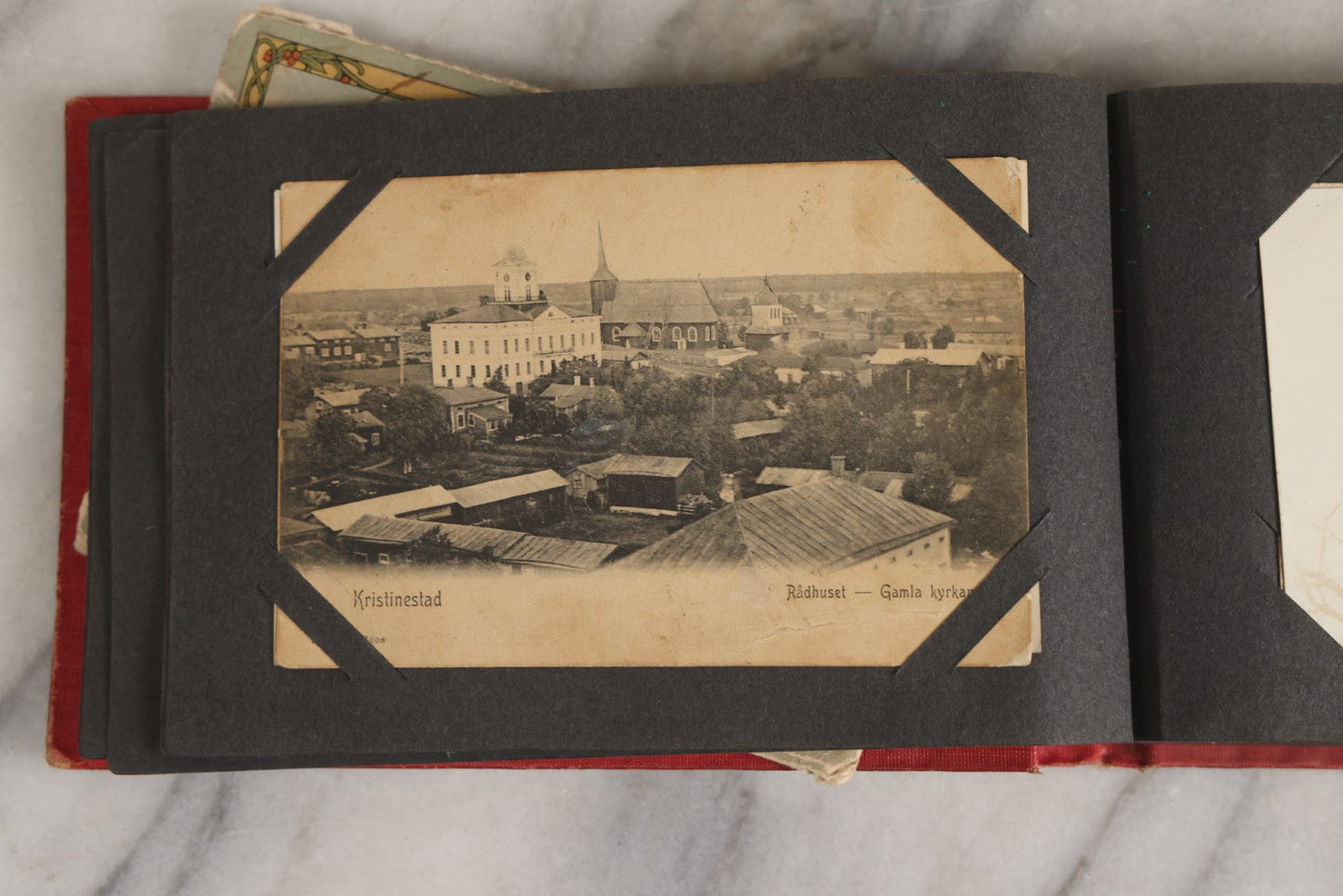 Lot 143 - Antique Postcard Album Containing 50 Postcards Including Numerous Real Photo Postcards R.P.P.C.S With World War One Soldiers, Sailor, Other Portraits, And U.S. Army Souvenir Postcard Folder