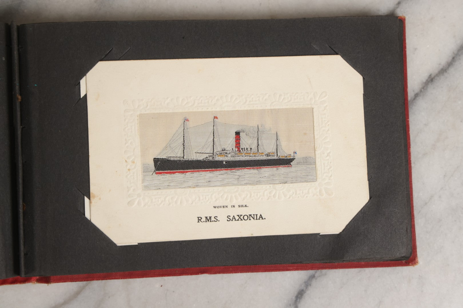 Lot 143 - Antique Postcard Album Containing 50 Postcards Including Numerous Real Photo Postcards R.P.P.C.S With World War One Soldiers, Sailor, Other Portraits, And U.S. Army Souvenir Postcard Folder