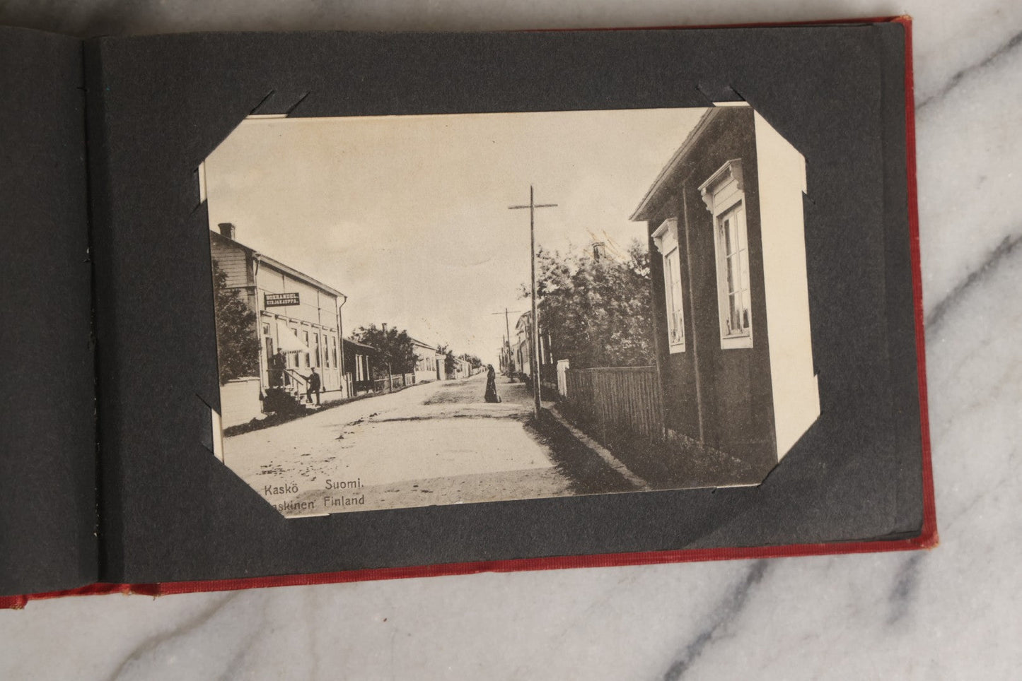 Lot 143 - Antique Postcard Album Containing 50 Postcards Including Numerous Real Photo Postcards R.P.P.C.S With World War One Soldiers, Sailor, Other Portraits, And U.S. Army Souvenir Postcard Folder