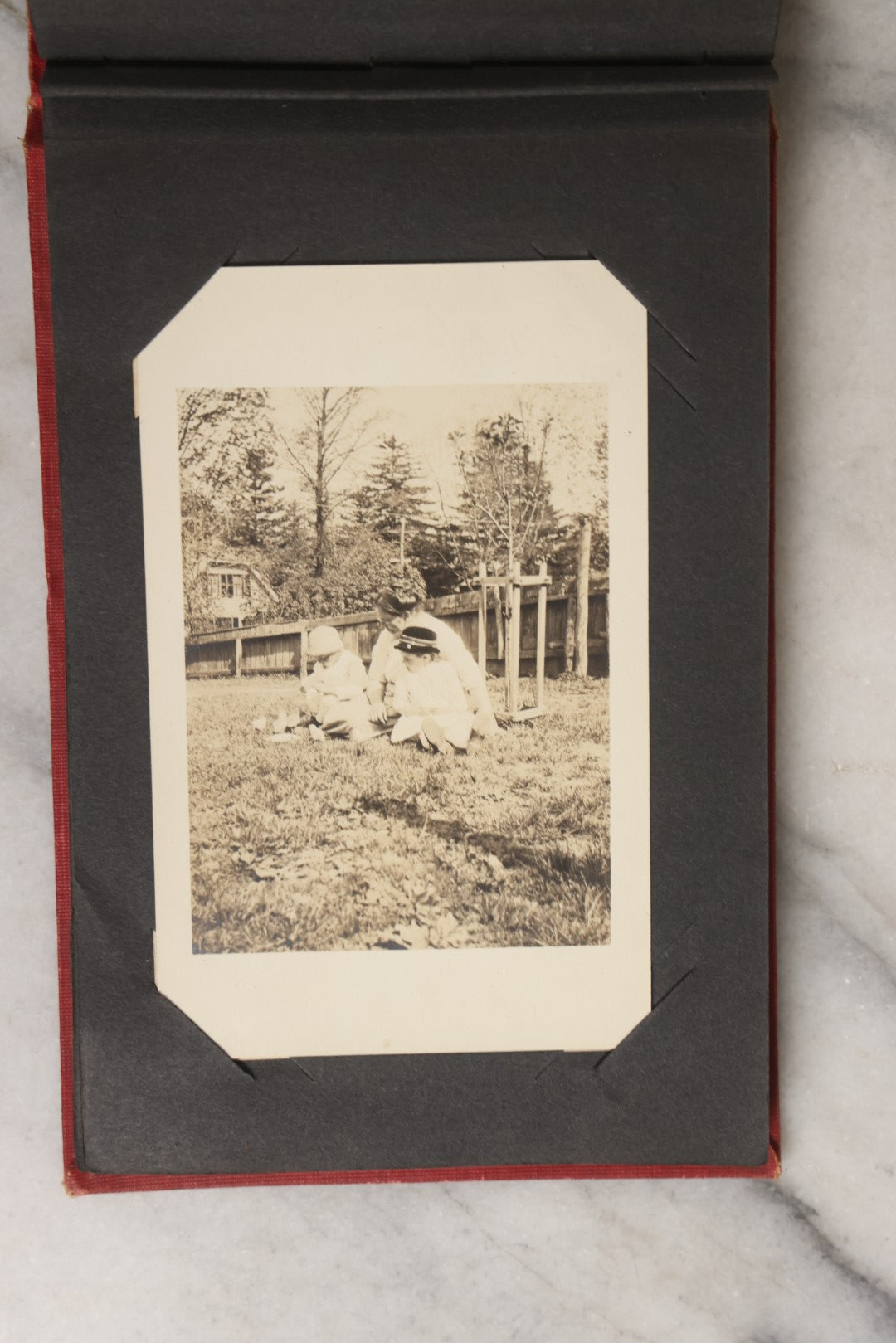 Lot 143 - Antique Postcard Album Containing 50 Postcards Including Numerous Real Photo Postcards R.P.P.C.S With World War One Soldiers, Sailor, Other Portraits, And U.S. Army Souvenir Postcard Folder