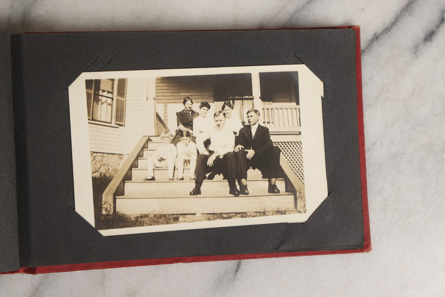 Lot 143 - Antique Postcard Album Containing 50 Postcards Including Numerous Real Photo Postcards R.P.P.C.S With World War One Soldiers, Sailor, Other Portraits, And U.S. Army Souvenir Postcard Folder