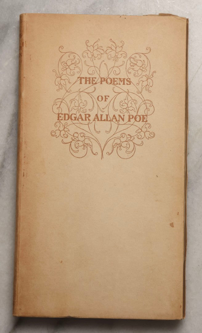 Lot 155 - "The Poems Of Edgar Allan Poe" Antique Limited First Edition Poetry Book By Edgar Allan Poe, Essay By Andrew Lang, Published By Thomas B. Mosher, Portland, Maine, 1901