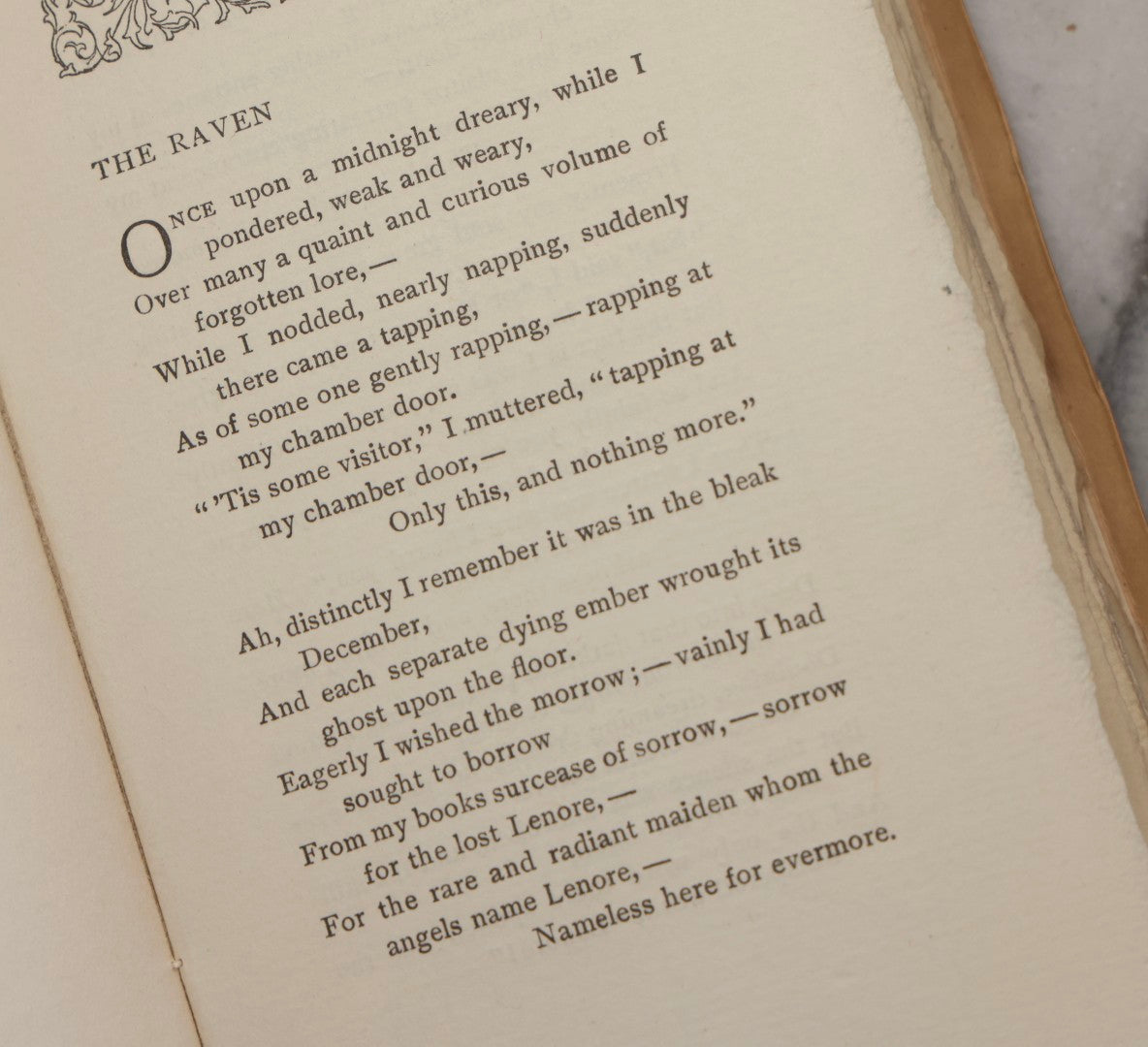 Lot 155 - "The Poems Of Edgar Allan Poe" Antique Limited First Edition Poetry Book By Edgar Allan Poe, Essay By Andrew Lang, Published By Thomas B. Mosher, Portland, Maine, 1901