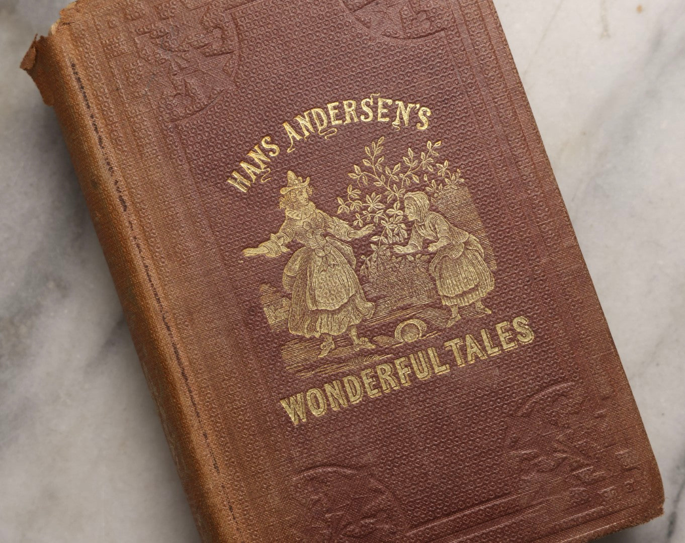 Lot 156 - "Wonderful Tales From Denmark" Antique Illustrated Children's Book By Hans Andersen, Illustrated, Published By James Miller, Broadway, 1864