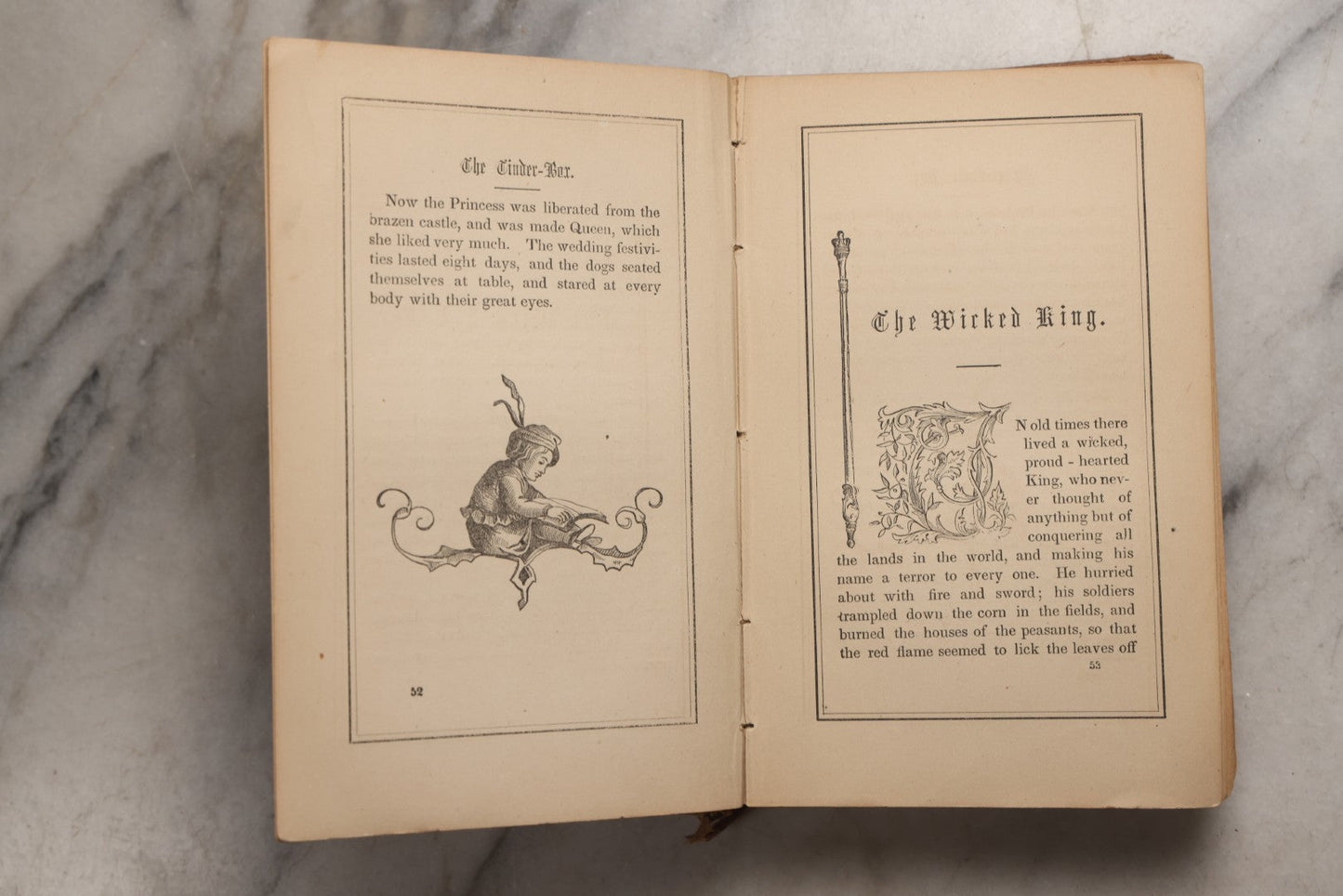 Lot 156 - "Wonderful Tales From Denmark" Antique Illustrated Children's Book By Hans Andersen, Illustrated, Published By James Miller, Broadway, 1864