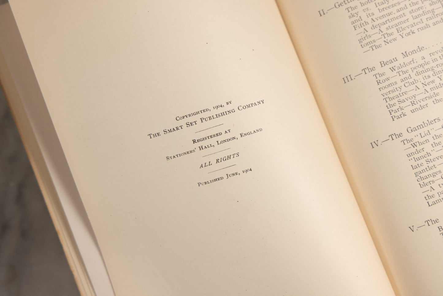 Lot 157 - "The Real New York" Antique Illustrated Cultural Commentary Book By Rupert Hughes, Drawings By Hy. Mayer, Published By The Smart Set Publishing Company, New York, New York, 1904