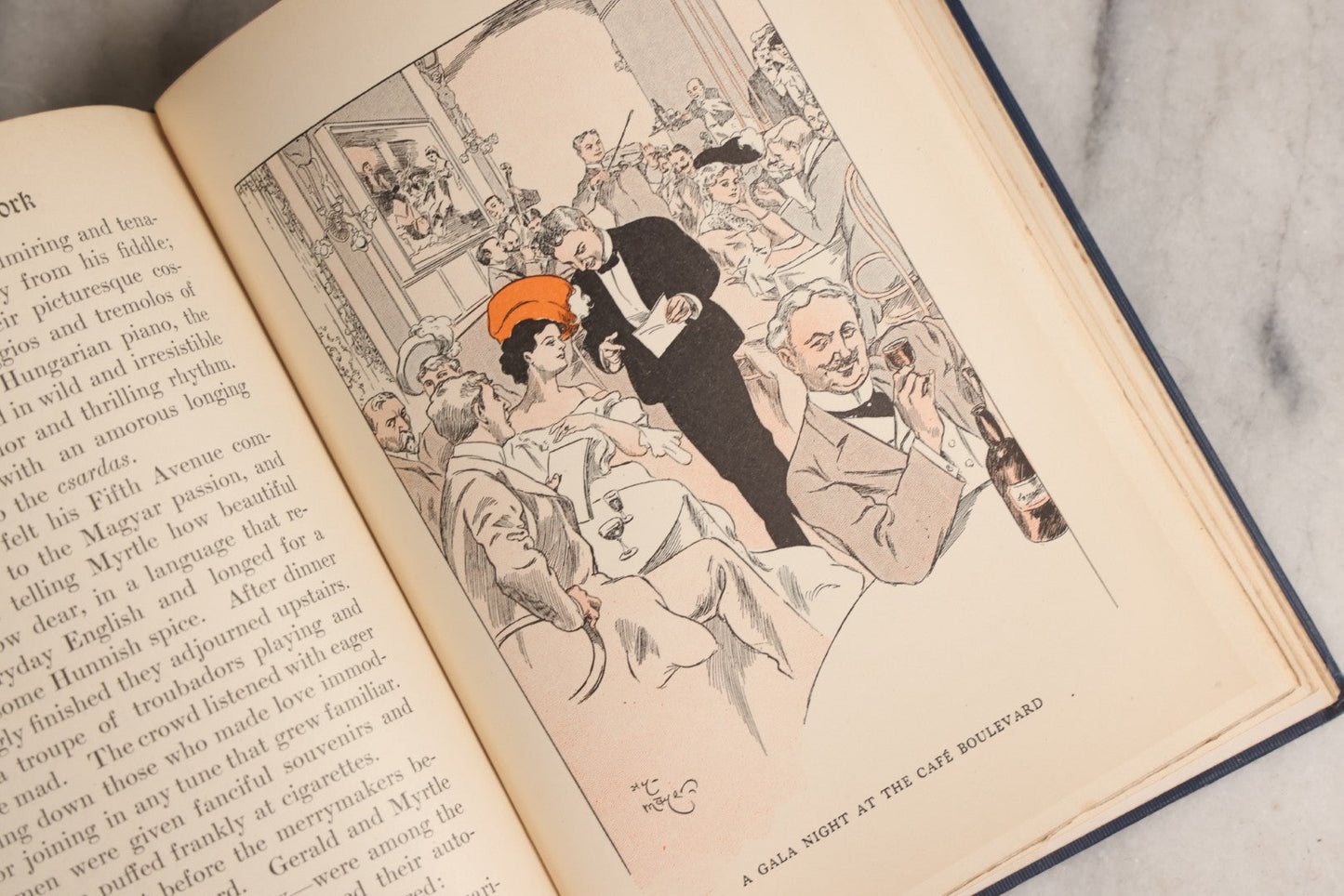 Lot 157 - "The Real New York" Antique Illustrated Cultural Commentary Book By Rupert Hughes, Drawings By Hy. Mayer, Published By The Smart Set Publishing Company, New York, New York, 1904