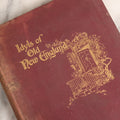 Lot 158 - "Idyls Of Old New England" Antique Poetry Book By Clarence Hawkes, Illustrated By R. Lionel De Lisser And Bessie W. Bell, Published By Picturesque Publishing Co., Northampton, Massachusetts, 1897