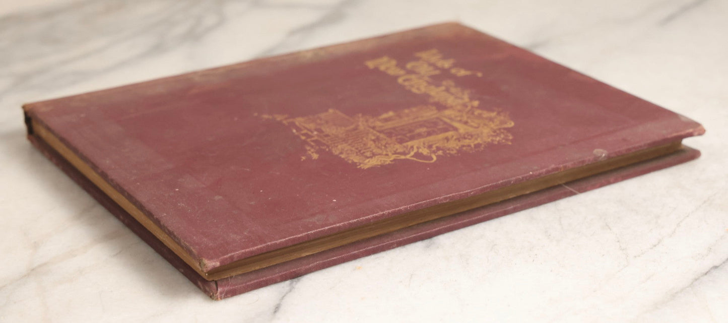 Lot 158 - "Idyls Of Old New England" Antique Poetry Book By Clarence Hawkes, Illustrated By R. Lionel De Lisser And Bessie W. Bell, Published By Picturesque Publishing Co., Northampton, Massachusetts, 1897