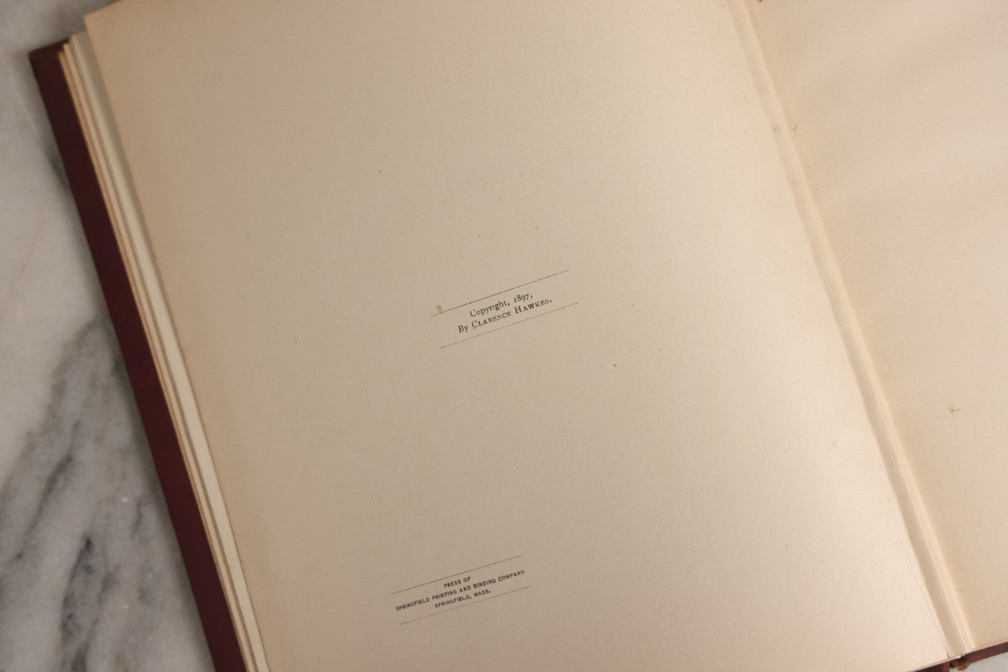 Lot 158 - "Idyls Of Old New England" Antique Poetry Book By Clarence Hawkes, Illustrated By R. Lionel De Lisser And Bessie W. Bell, Published By Picturesque Publishing Co., Northampton, Massachusetts, 1897