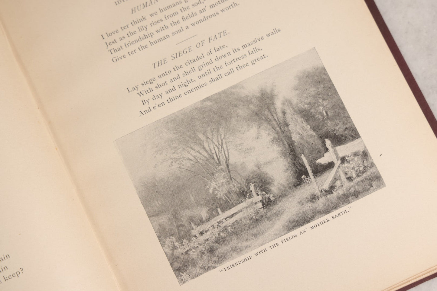 Lot 158 - "Idyls Of Old New England" Antique Poetry Book By Clarence Hawkes, Illustrated By R. Lionel De Lisser And Bessie W. Bell, Published By Picturesque Publishing Co., Northampton, Massachusetts, 1897