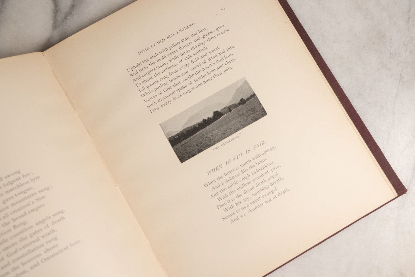 Lot 158 - "Idyls Of Old New England" Antique Poetry Book By Clarence Hawkes, Illustrated By R. Lionel De Lisser And Bessie W. Bell, Published By Picturesque Publishing Co., Northampton, Massachusetts, 1897