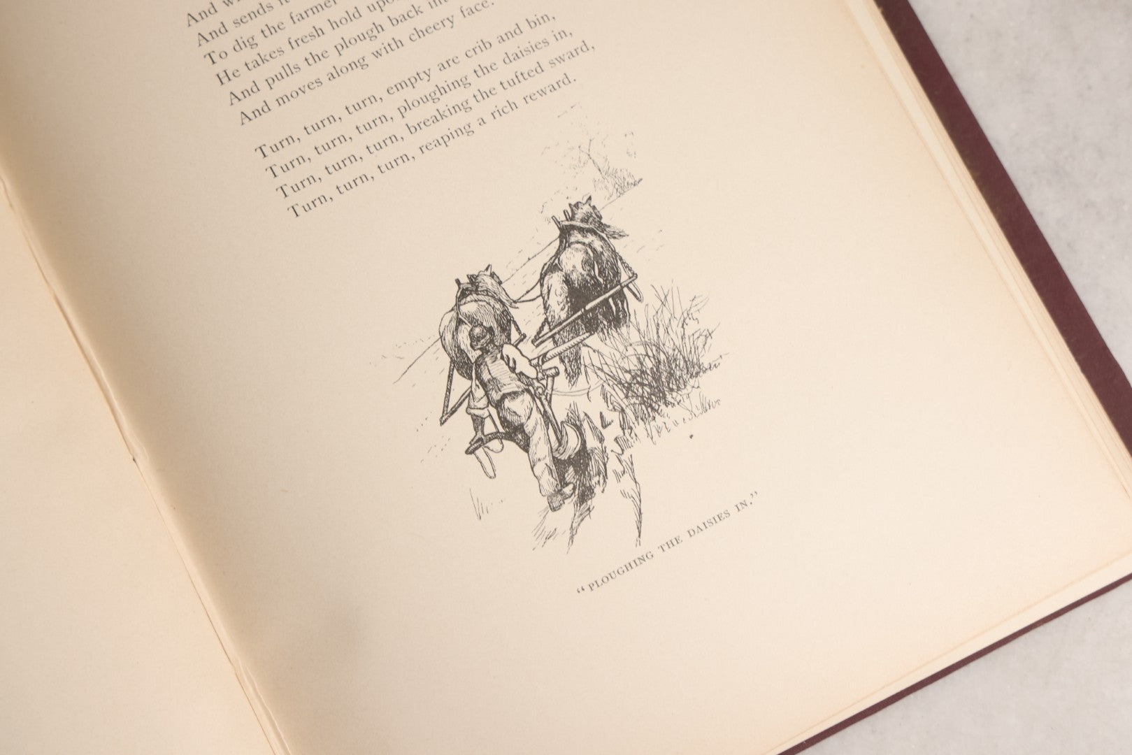 Lot 158 - "Idyls Of Old New England" Antique Poetry Book By Clarence Hawkes, Illustrated By R. Lionel De Lisser And Bessie W. Bell, Published By Picturesque Publishing Co., Northampton, Massachusetts, 1897